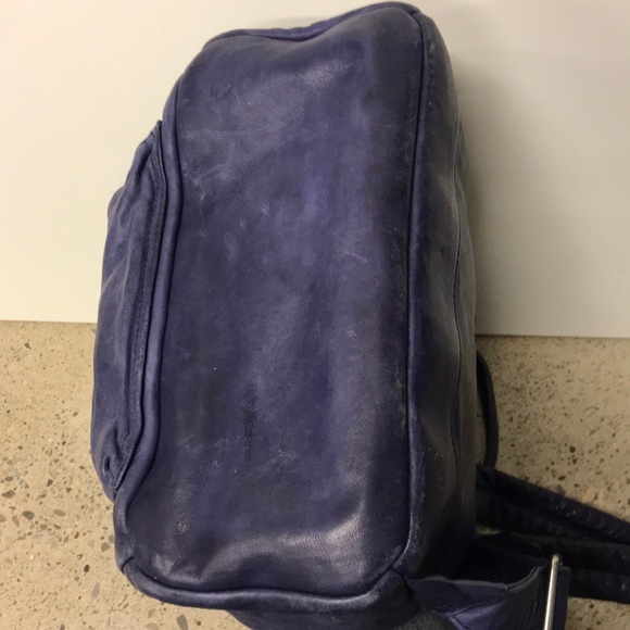 MCM Backpack. Purple leather, Silver - Picture 8 of 11